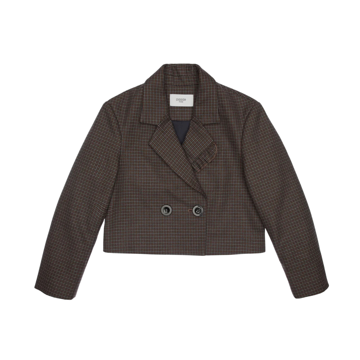 Frankie Cotton Crop Jacket | Grey