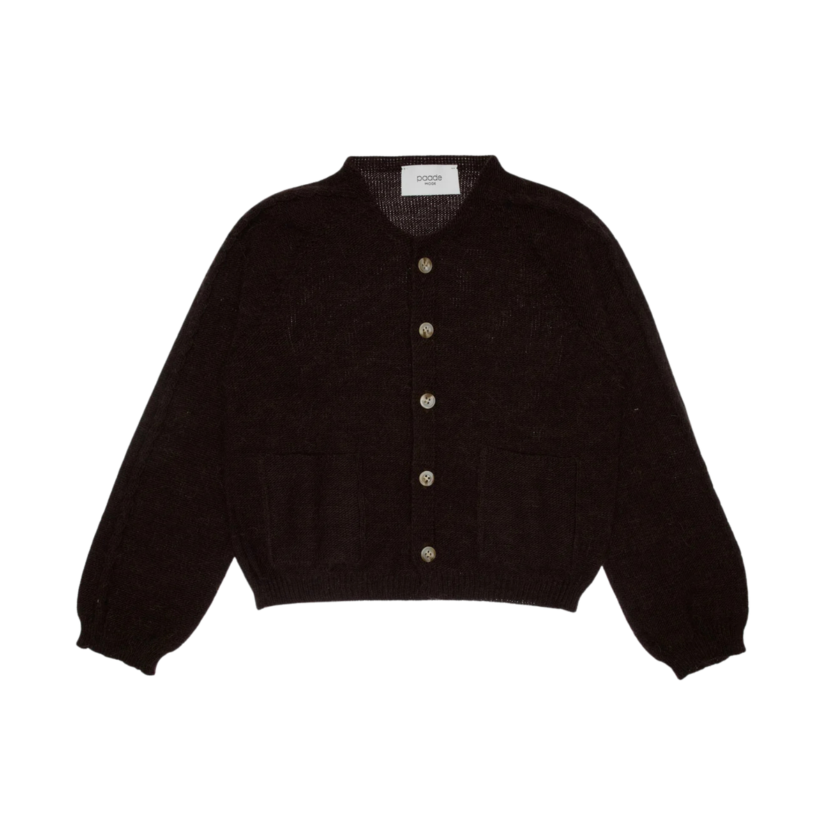 Phoenix Wool Cardigan with Pockets | Brown