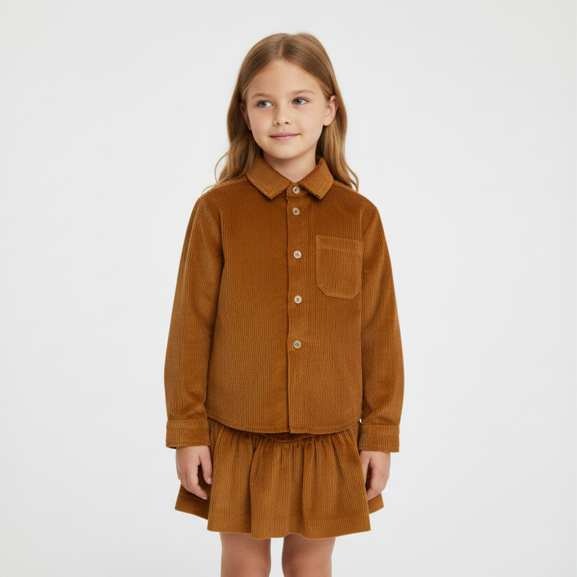 Otis Corduroy Set | Caramel
