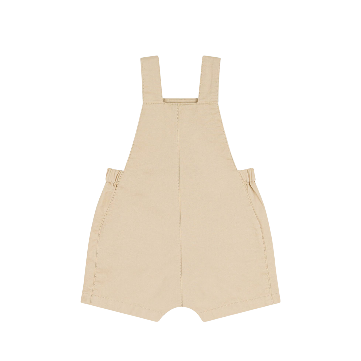 Twill Dungarees | Beige
