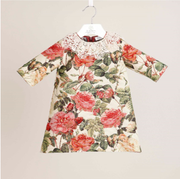 Albina Dress | White Floral