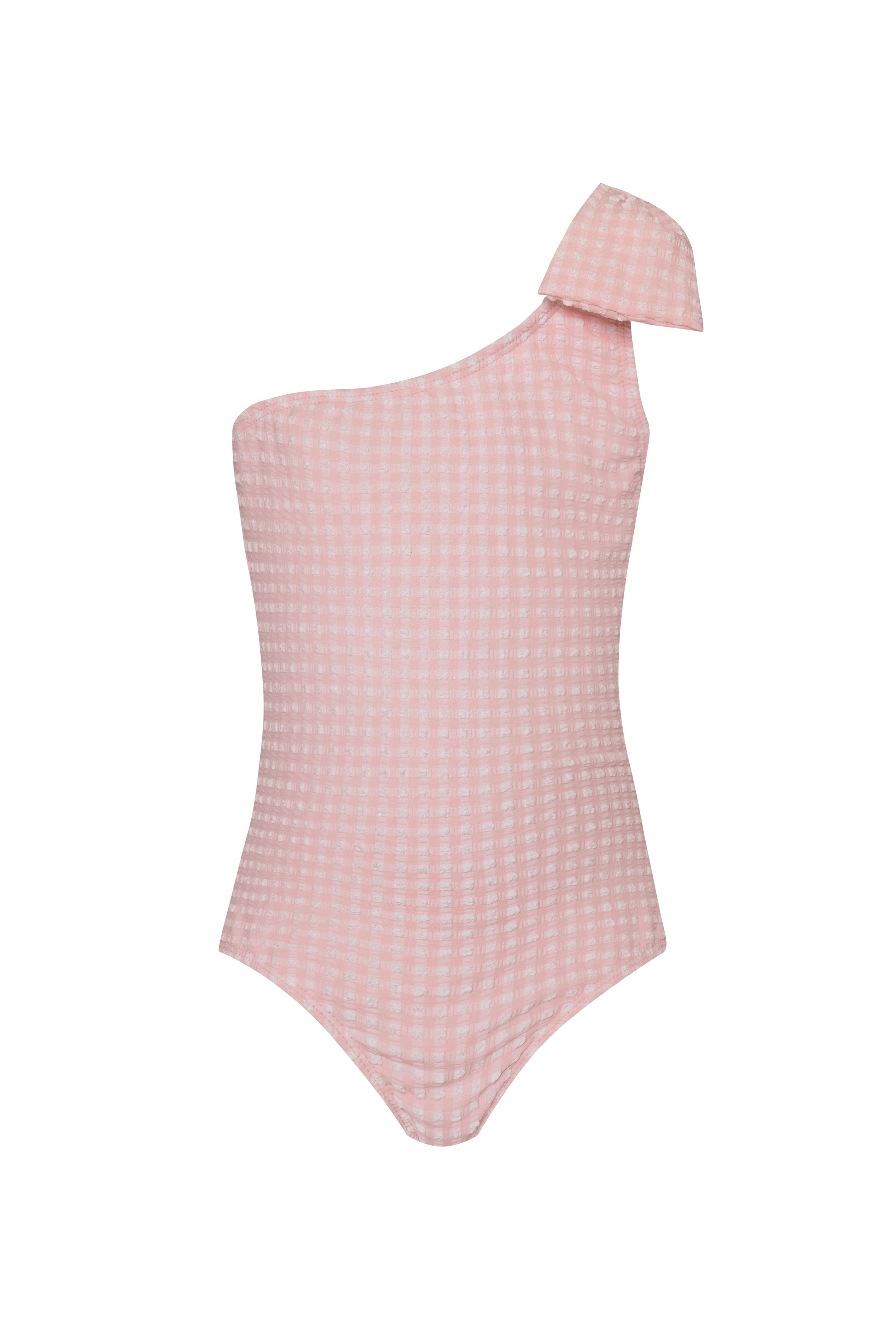 One Shoulder Bow Swimsuit