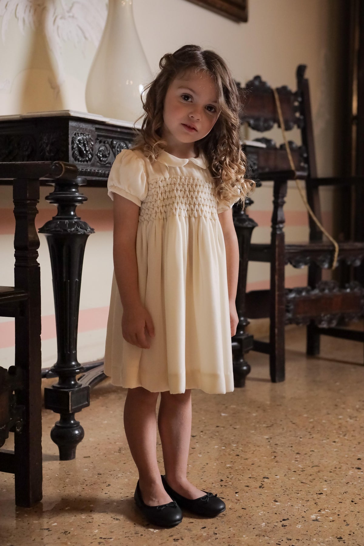 Ca'Farsetti Velvet Dress | Smooth White