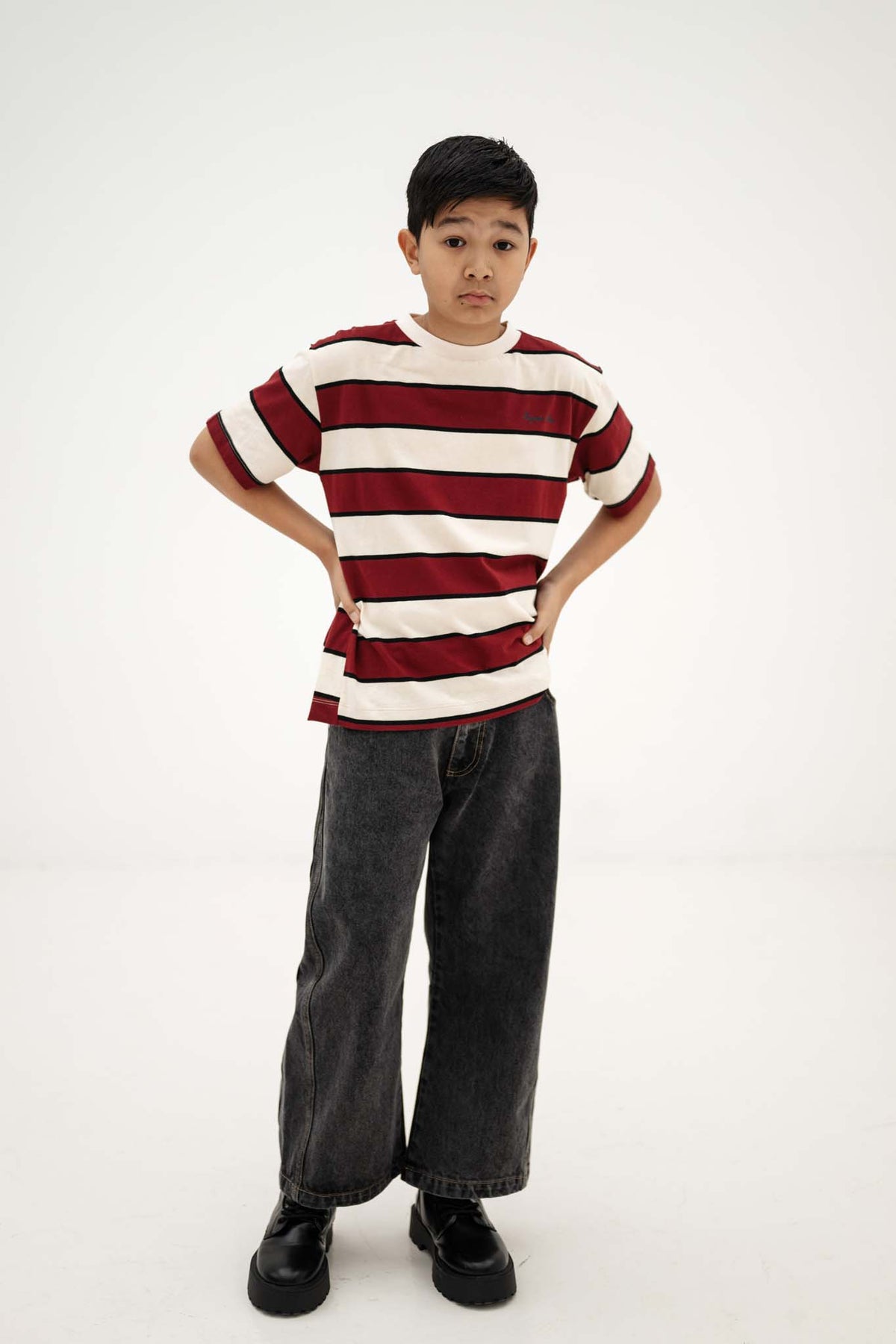 Tee Shirt | Mulberry Stripe