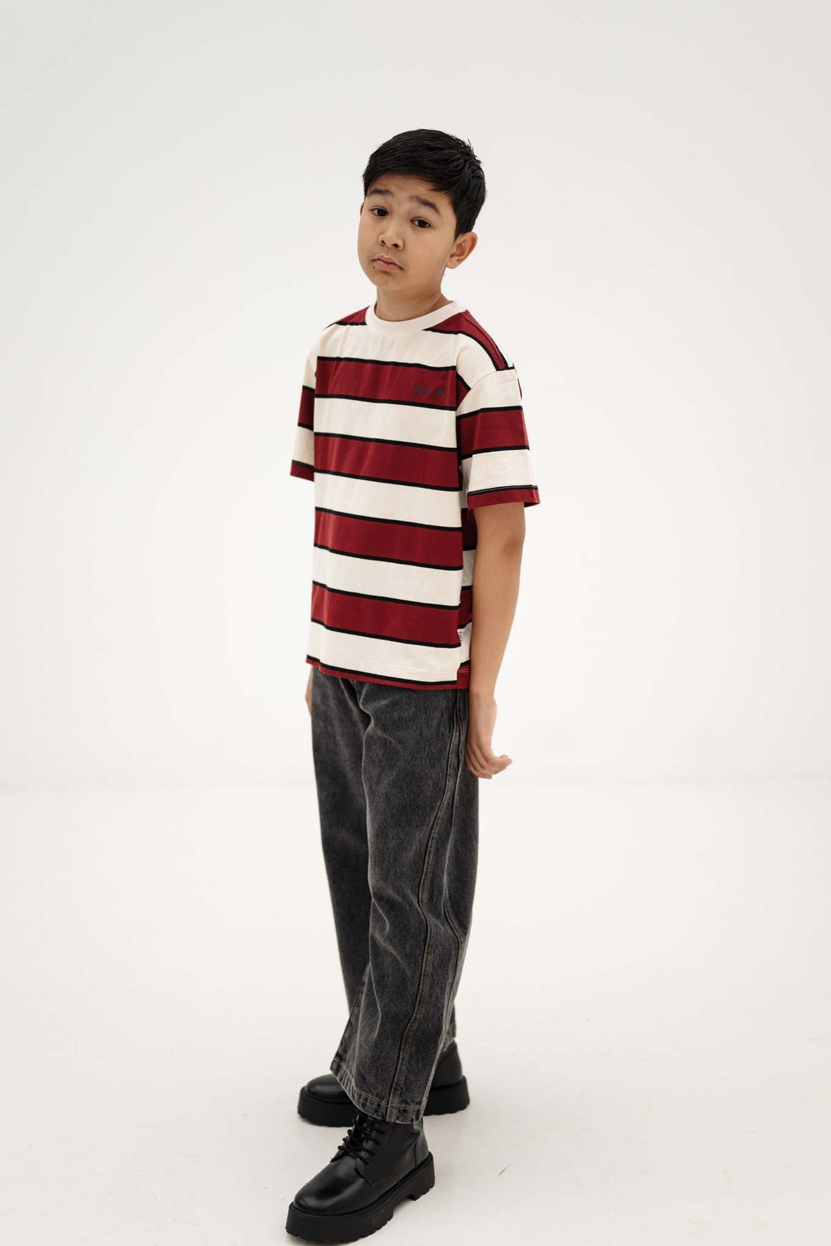Tee Shirt | Mulberry Stripe