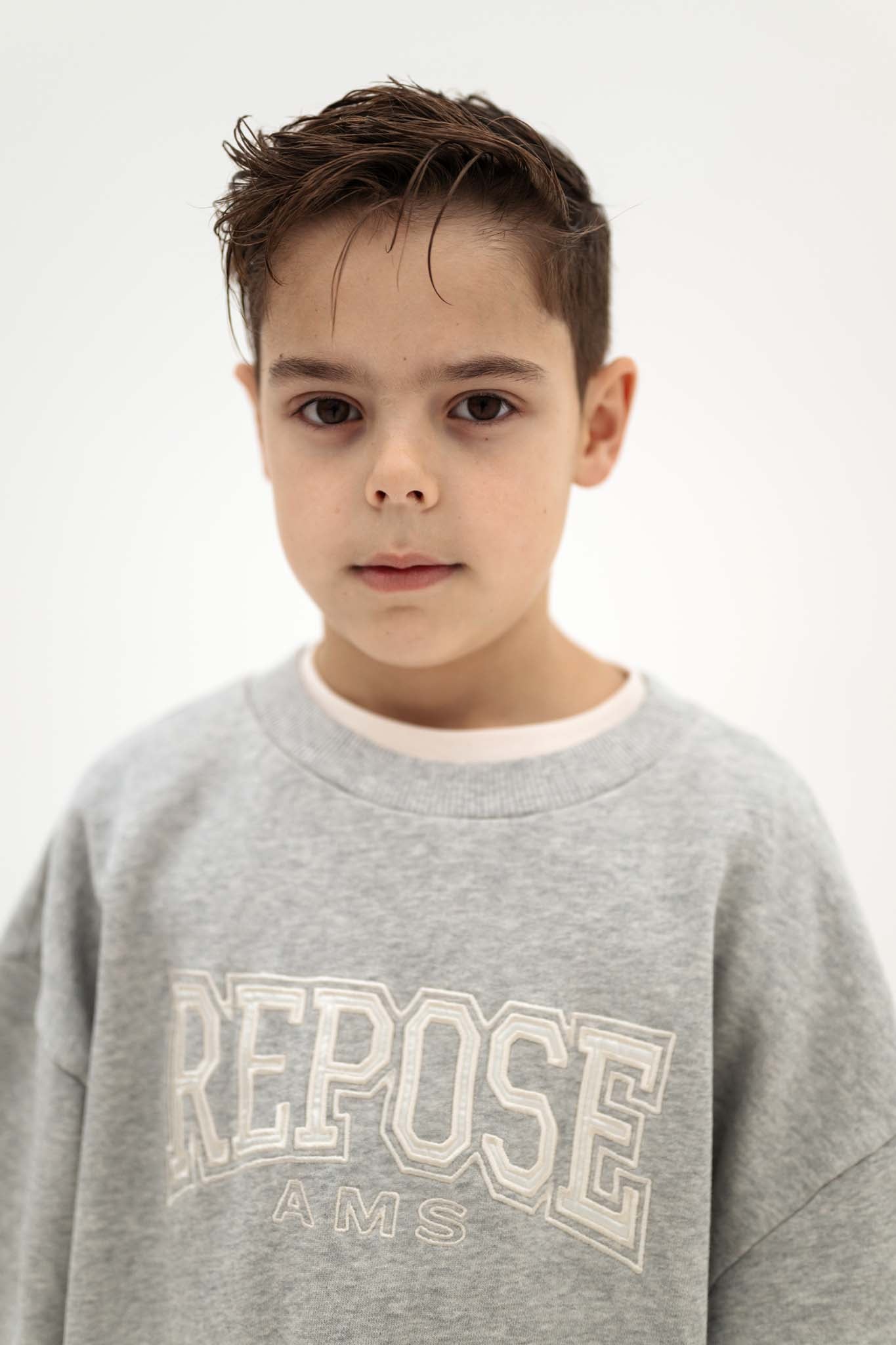 Sweatshirt Set | Light Mixed Grey