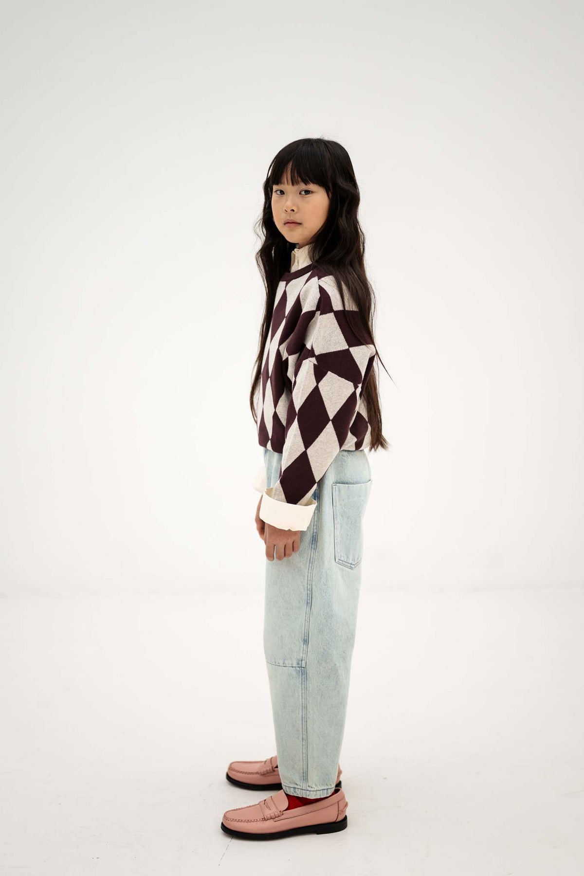 Knit Slouchy Sweater | Chocolate Twist