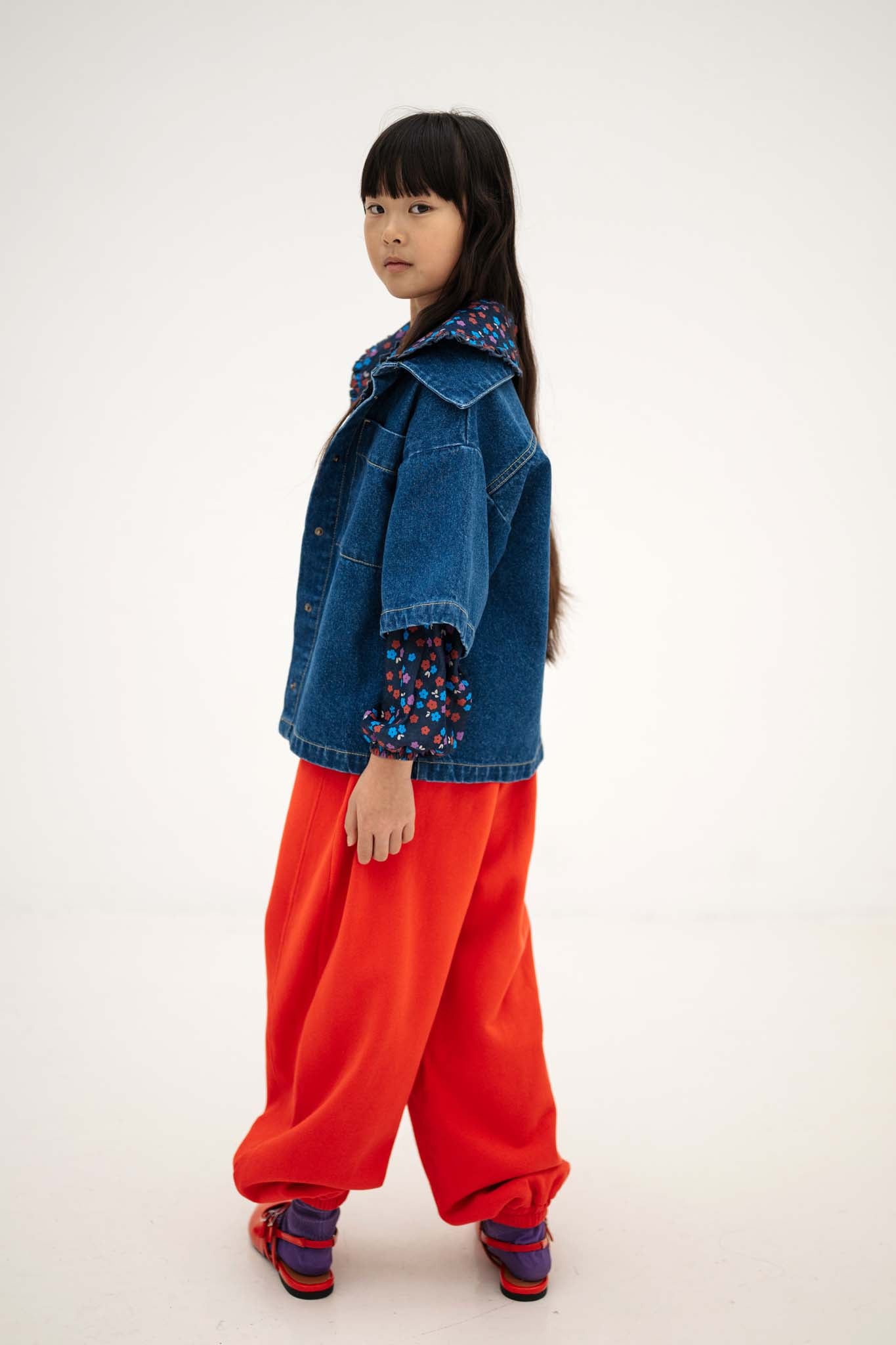 Turtle Neck Set | Firecracker Red