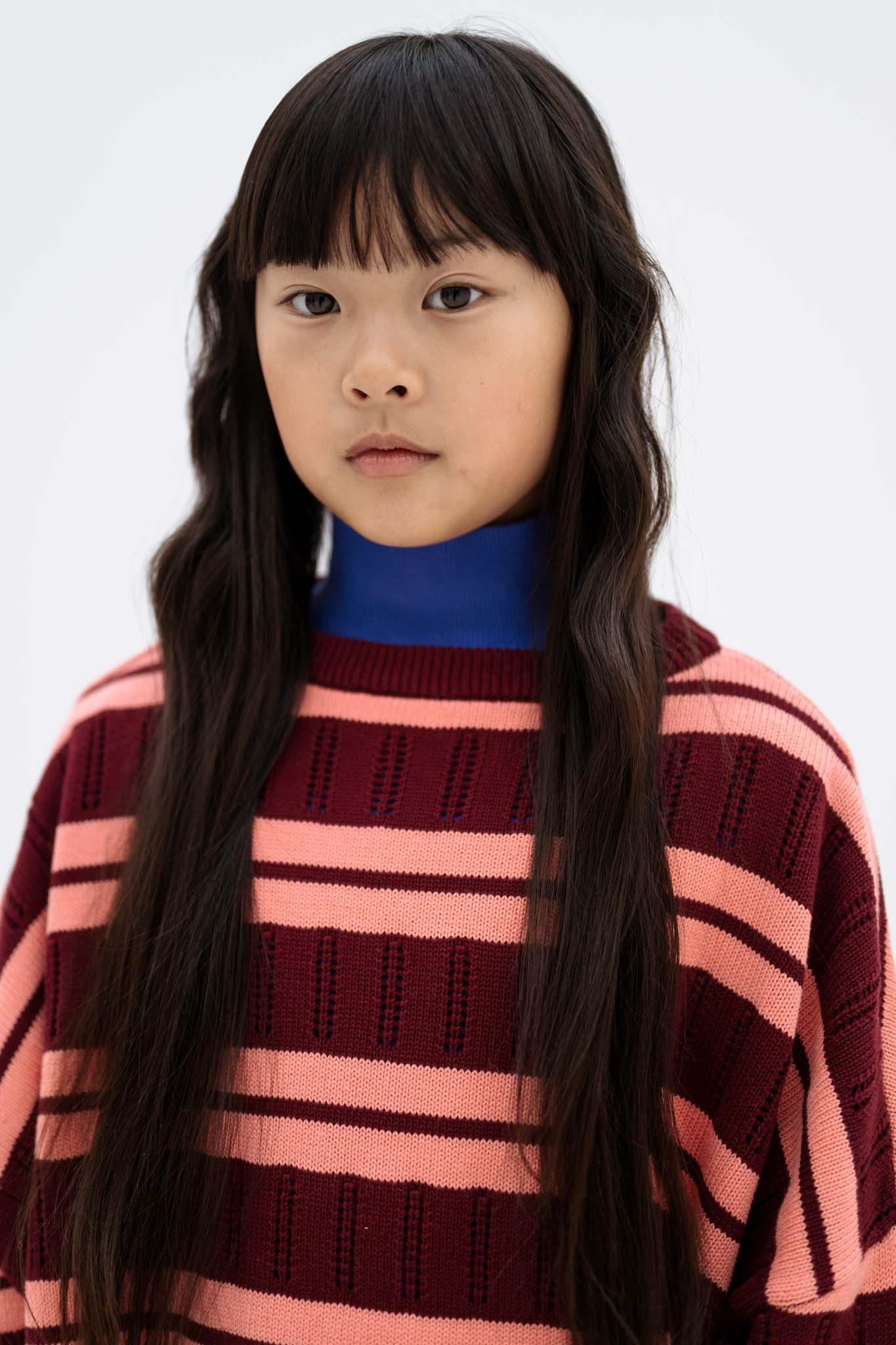 Knit Slouchy Sweater | Mulberry Flamingo Ajour