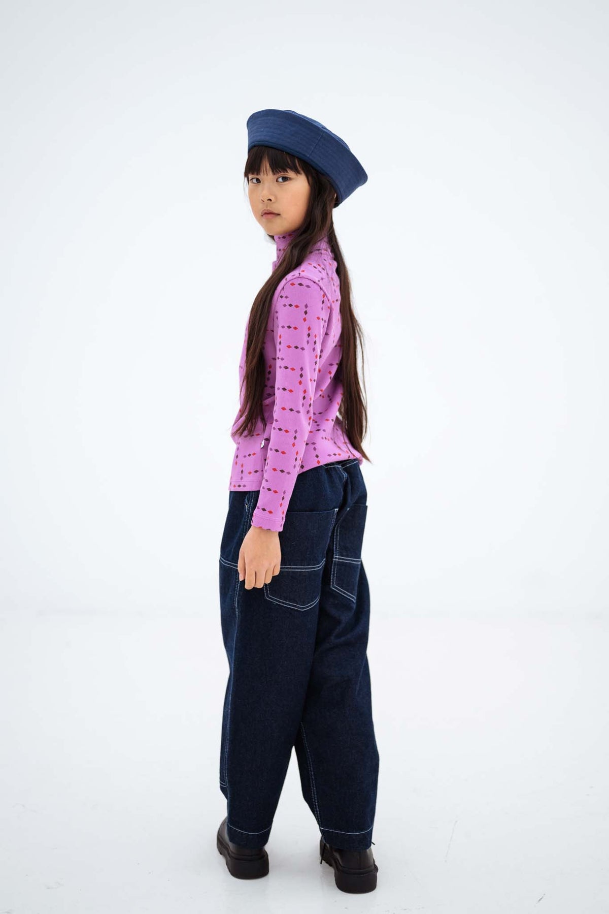 Turtle Neck Top | Pixel Diamond