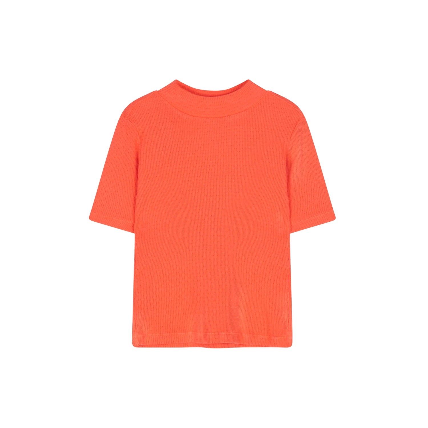 Slim Turtleneck | Coral Dusk