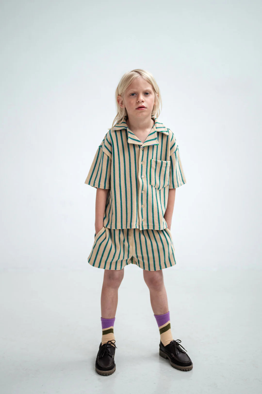 Box Cut Set | Jade Bloom Stripe