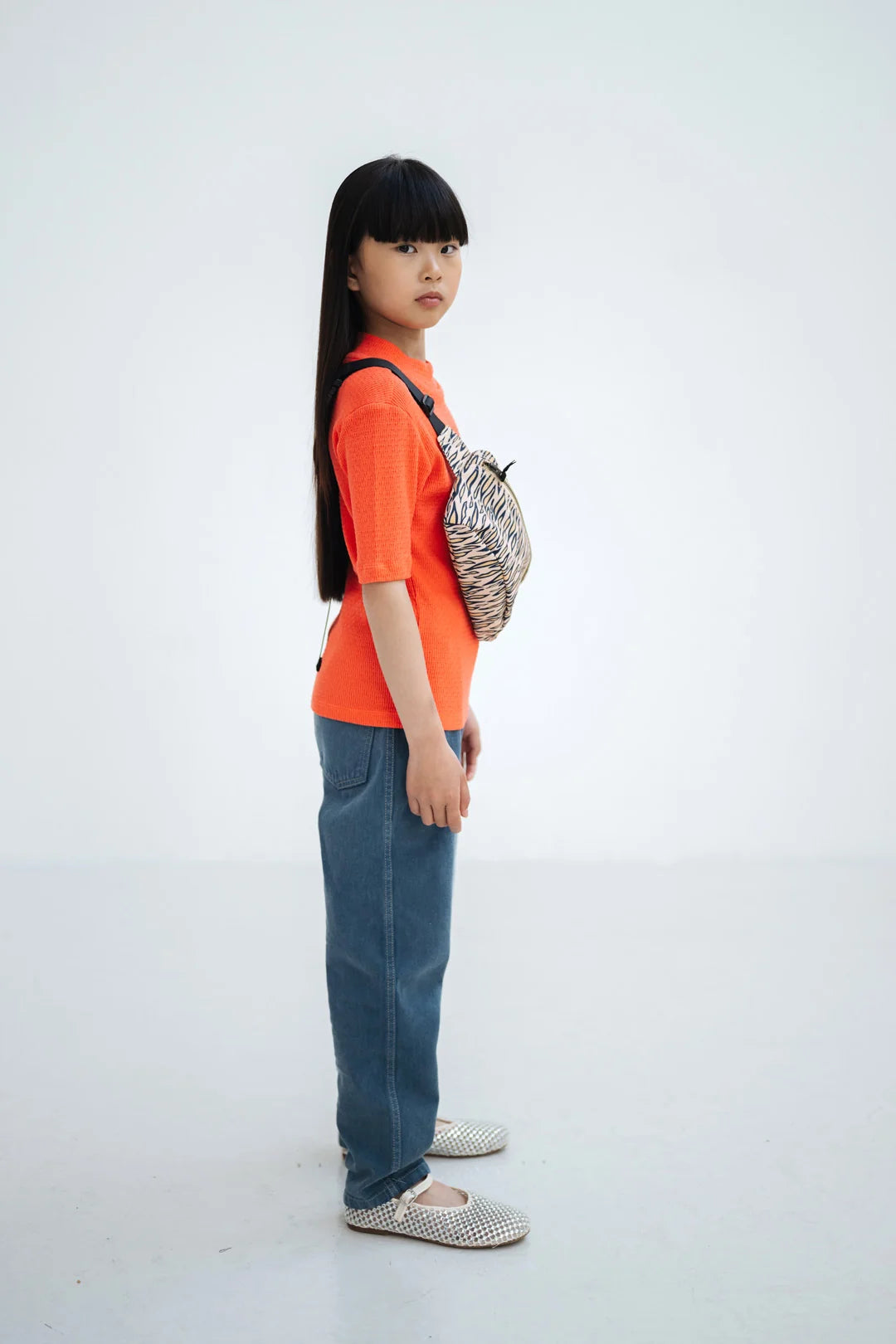 Slim Turtleneck | Coral Dusk
