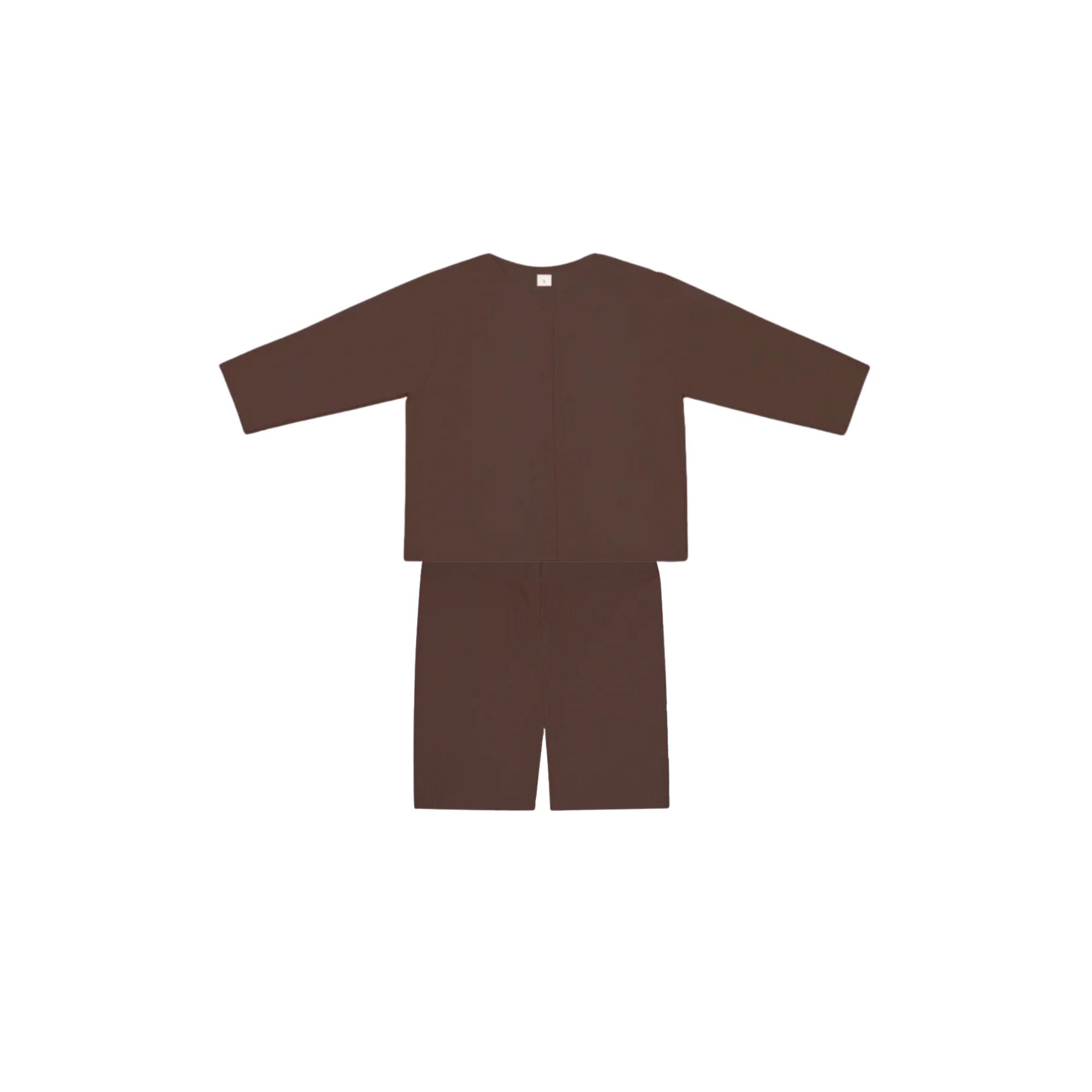 Rib Shorts Set