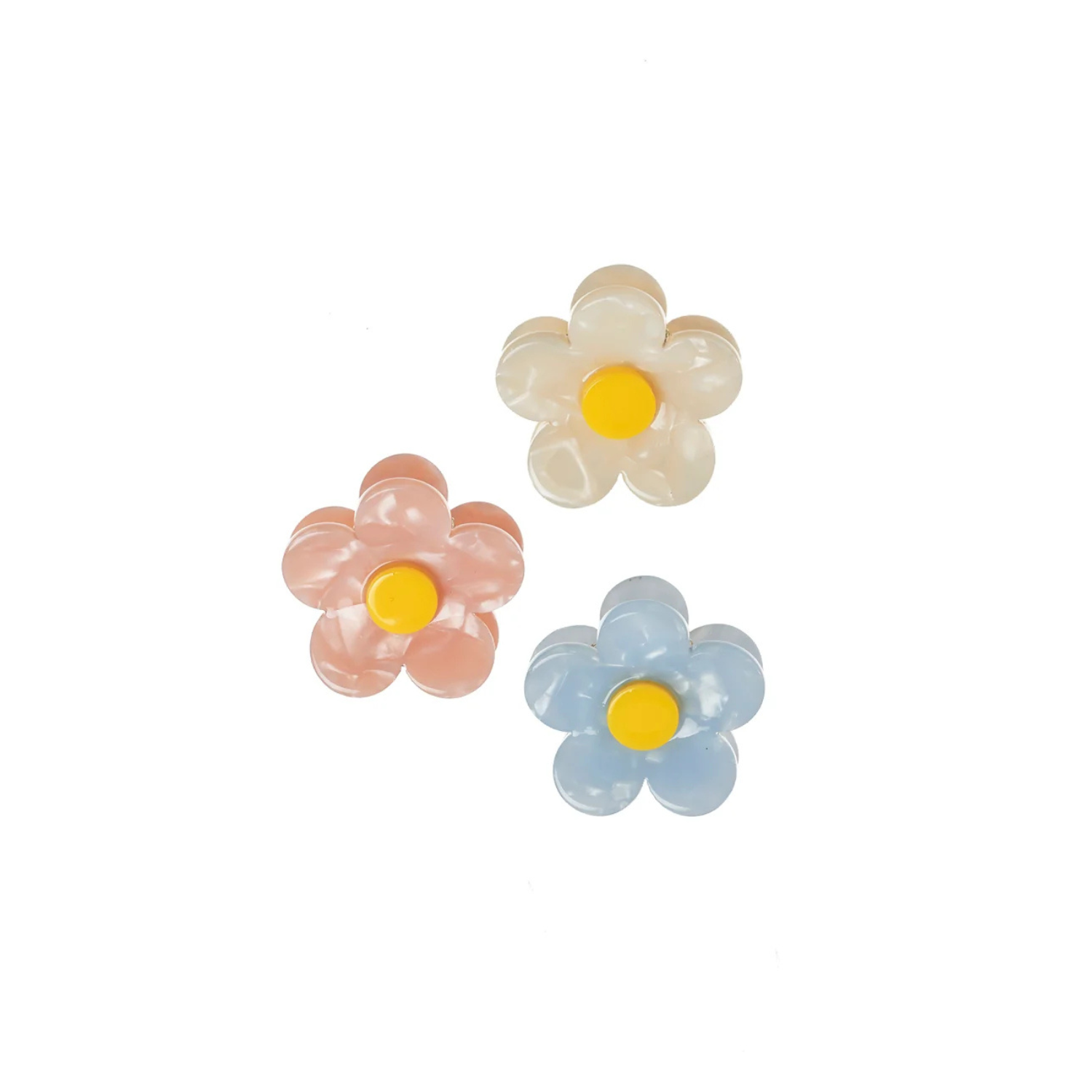 Mini Daisy Claw Clips 3 Pack
