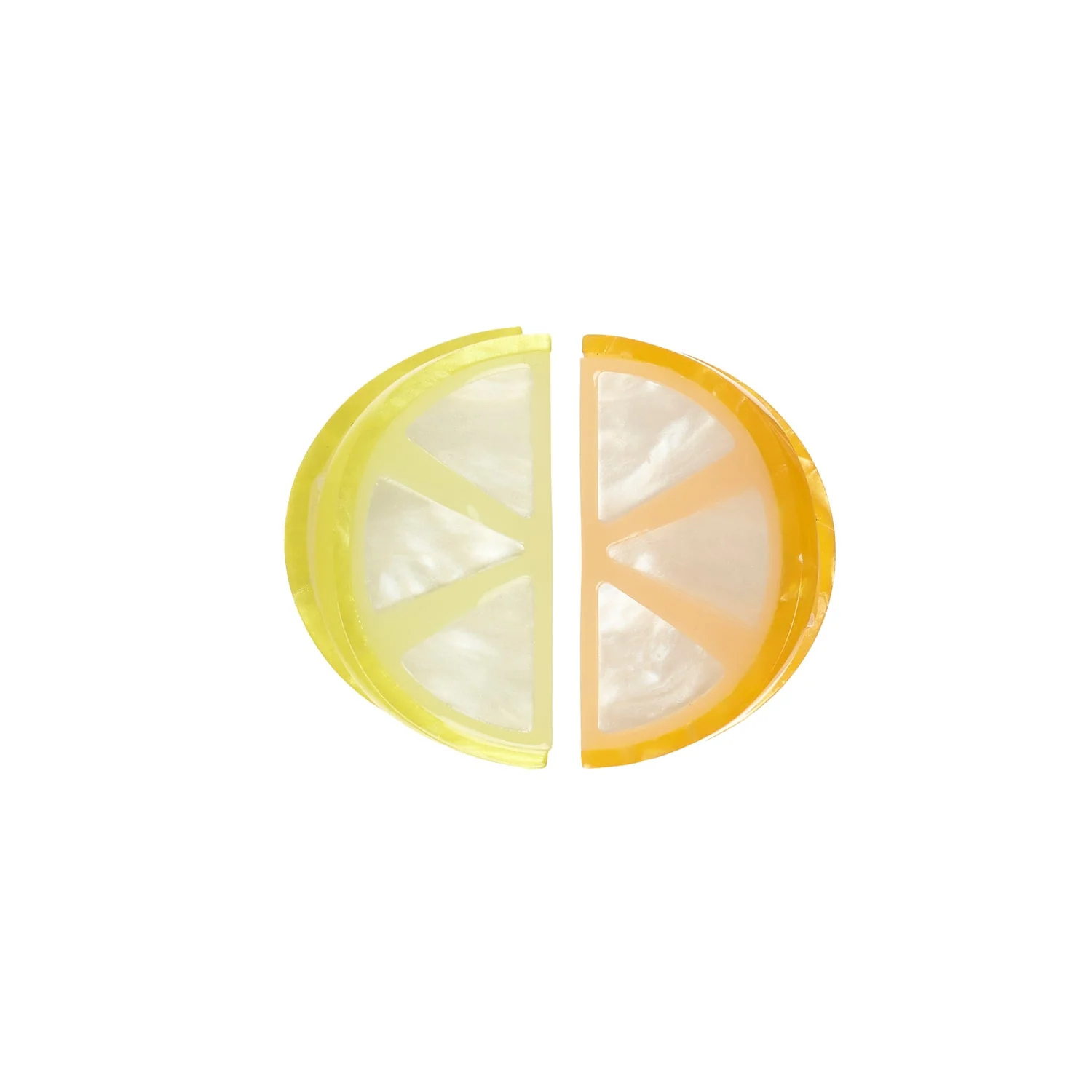 Citrus Slice Claw Clips 2 Pack