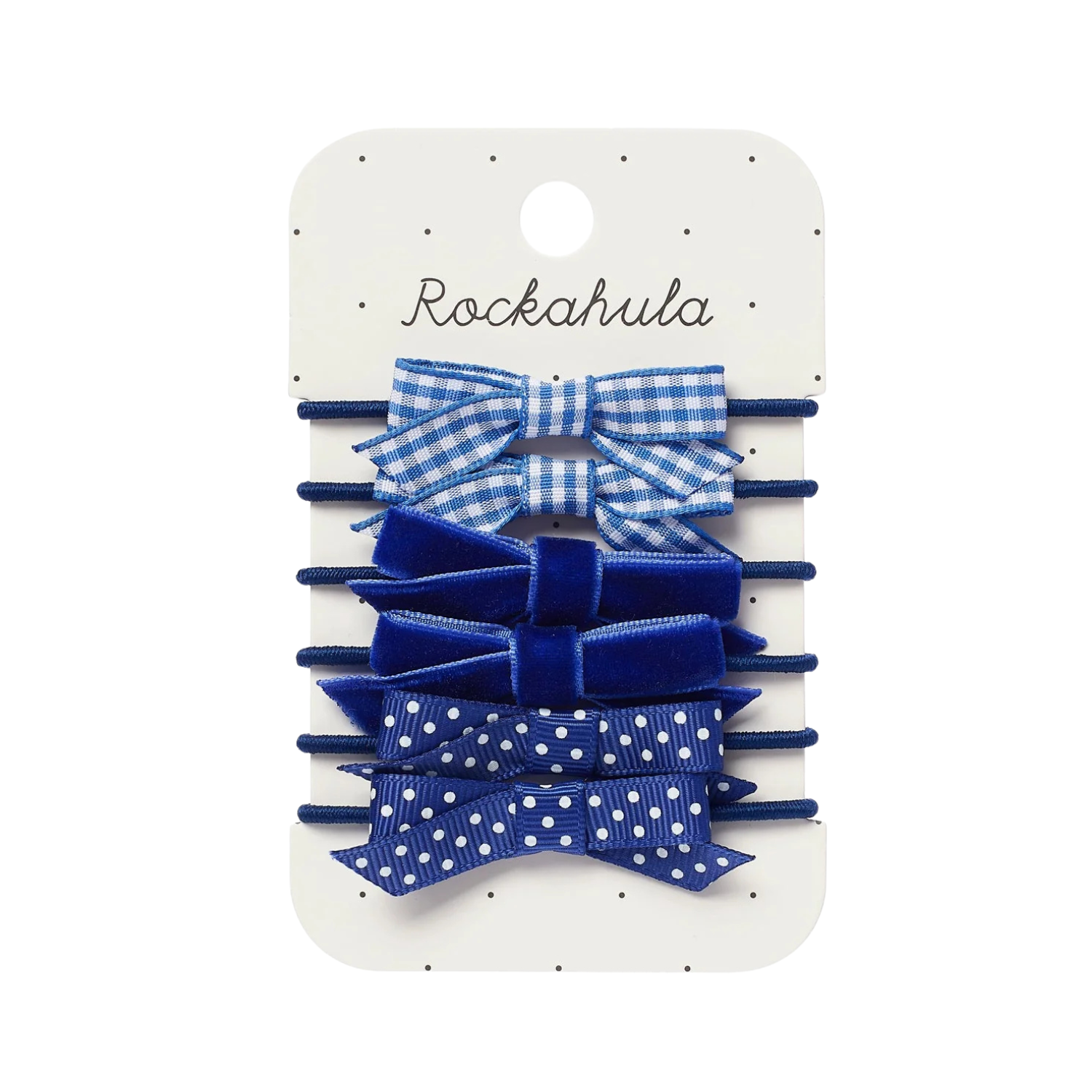 School Bow Pony Set | Blue