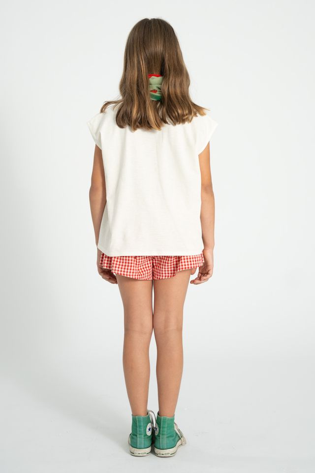 Apple Print T-Shirt | Ecru