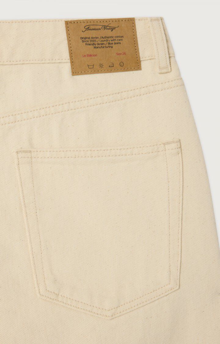Womens Snopdog Balloon Jeans | Ecru