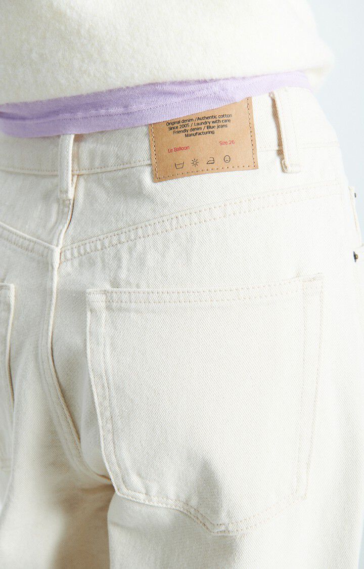 Womens Snopdog Balloon Jeans | Ecru