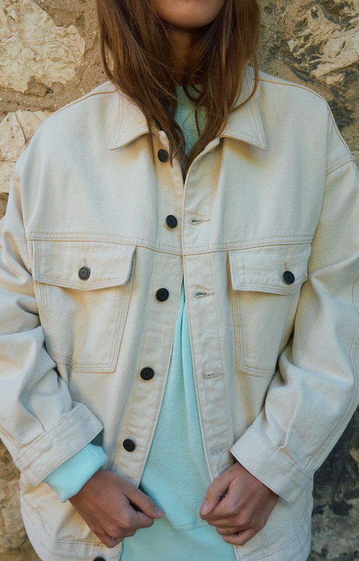 Womens Snopdog Jacket | Ecru