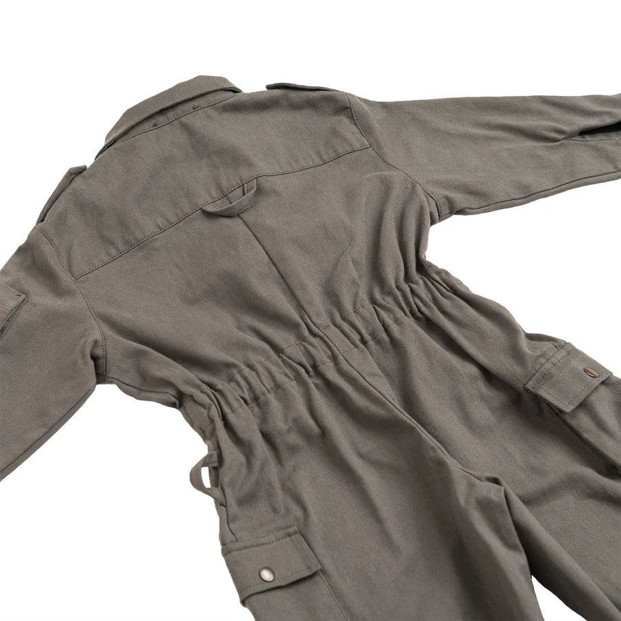 Organic Cotton Boiler Suit - Grey