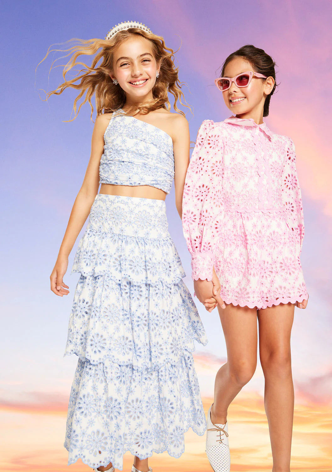 Nora Embroidered Maxi Skirt Set