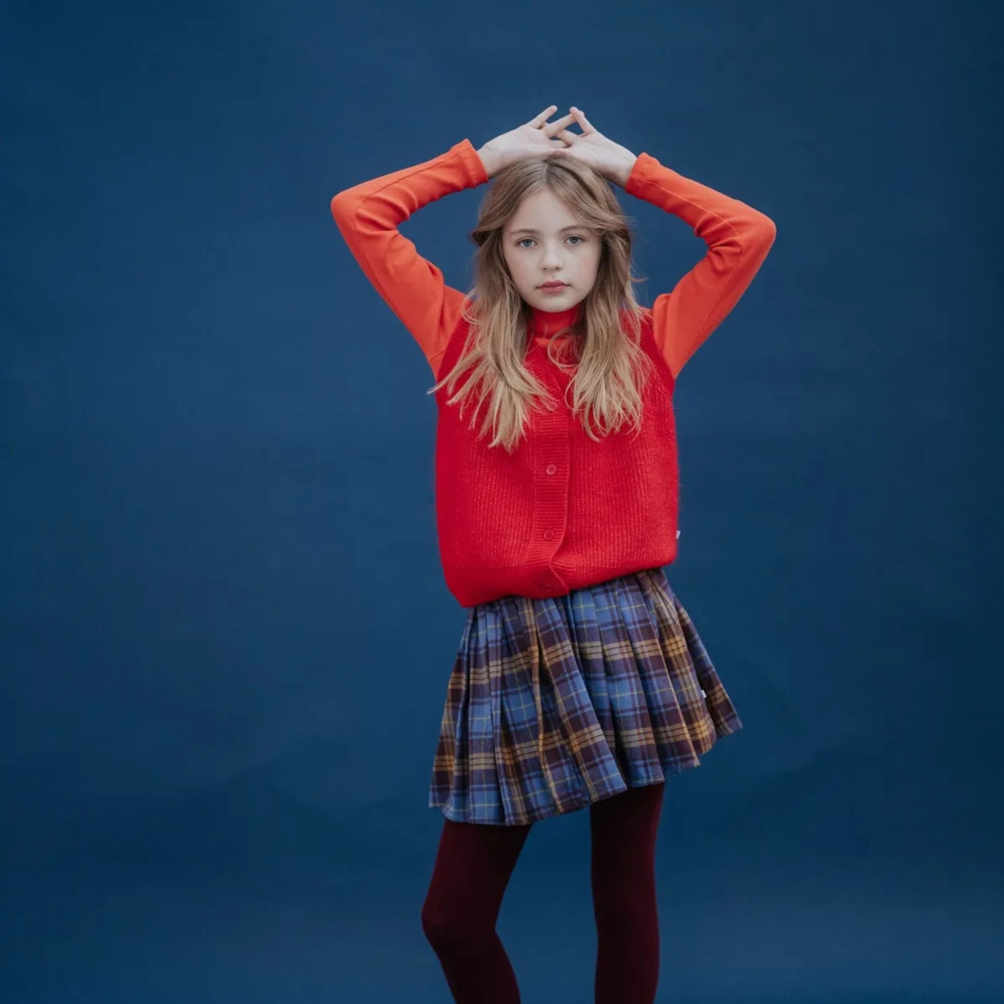 Slim Turtleneck | Coral Dusk