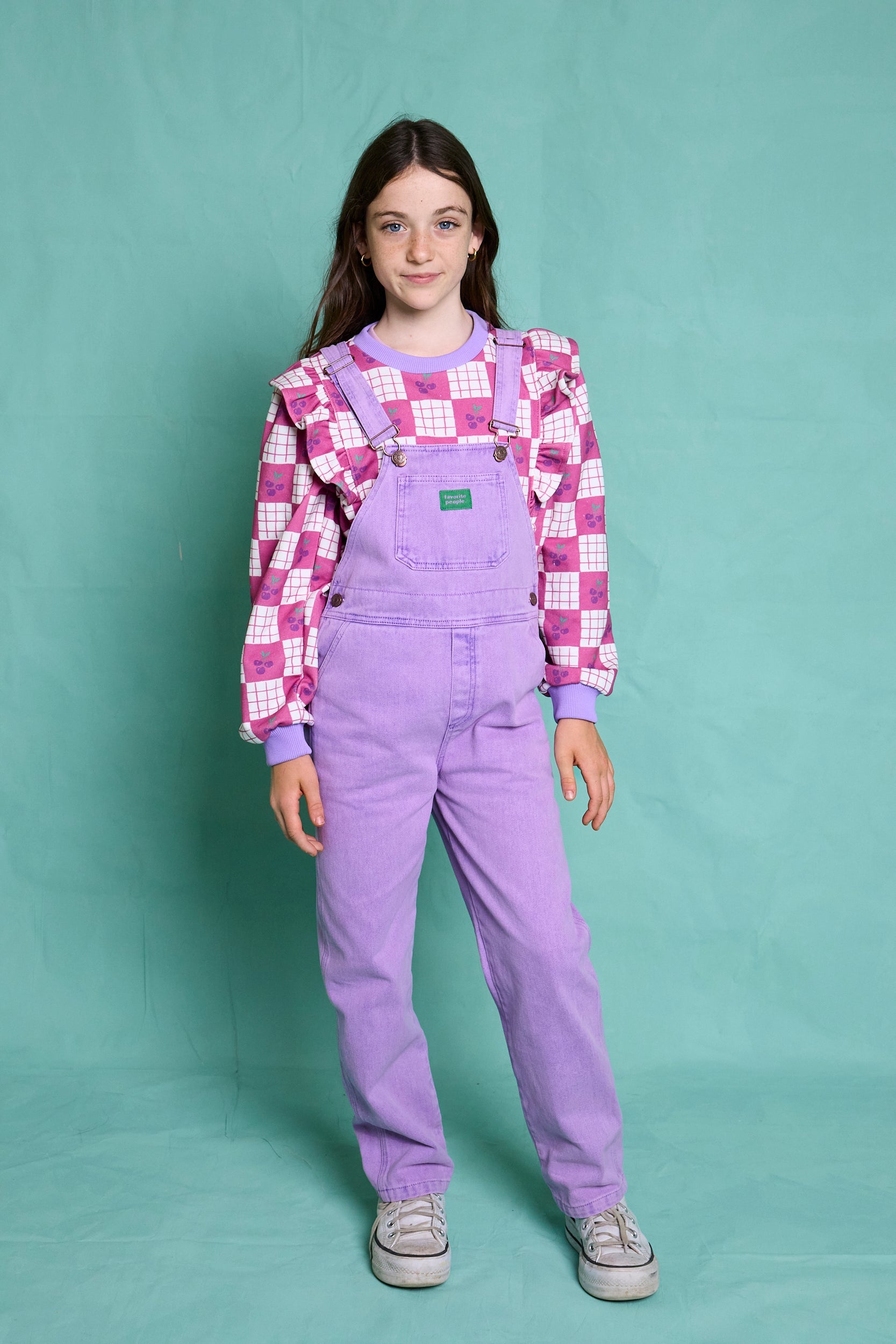 Violet Overalls