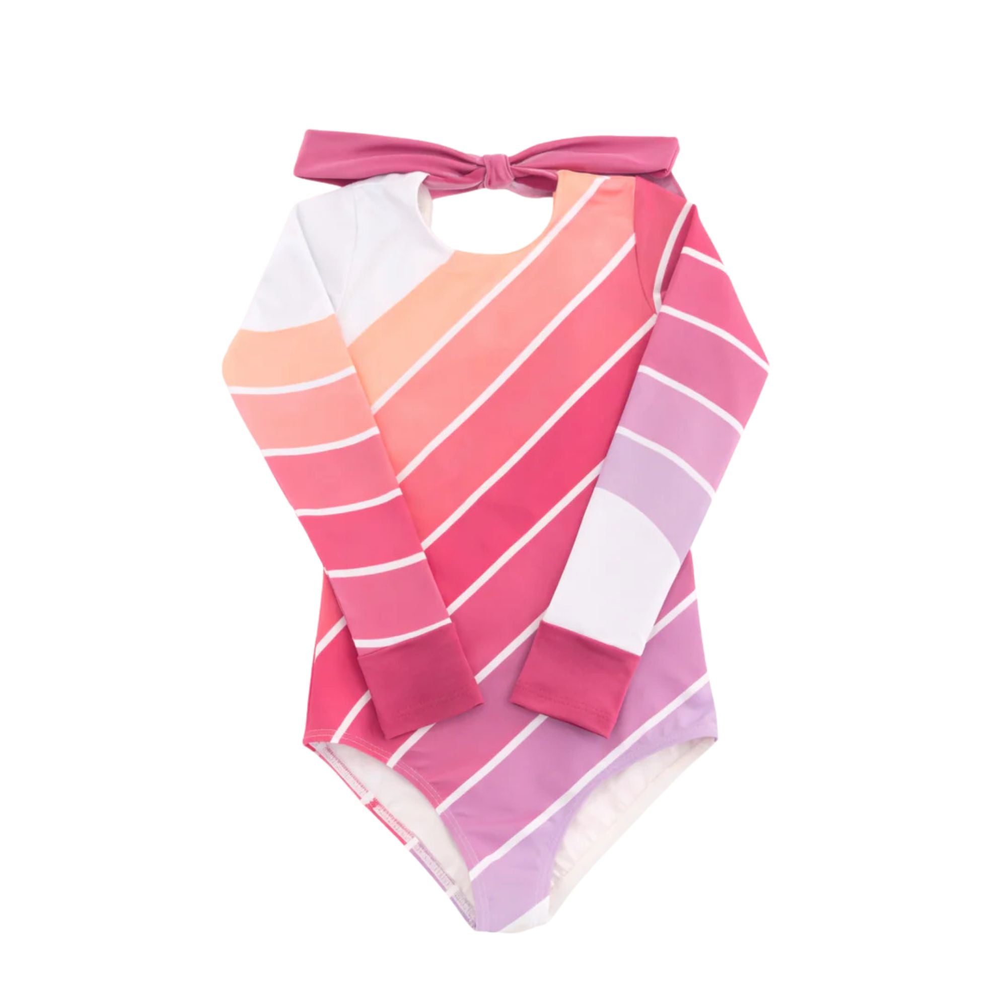 One Piece Long Sleeve | Pink Beach