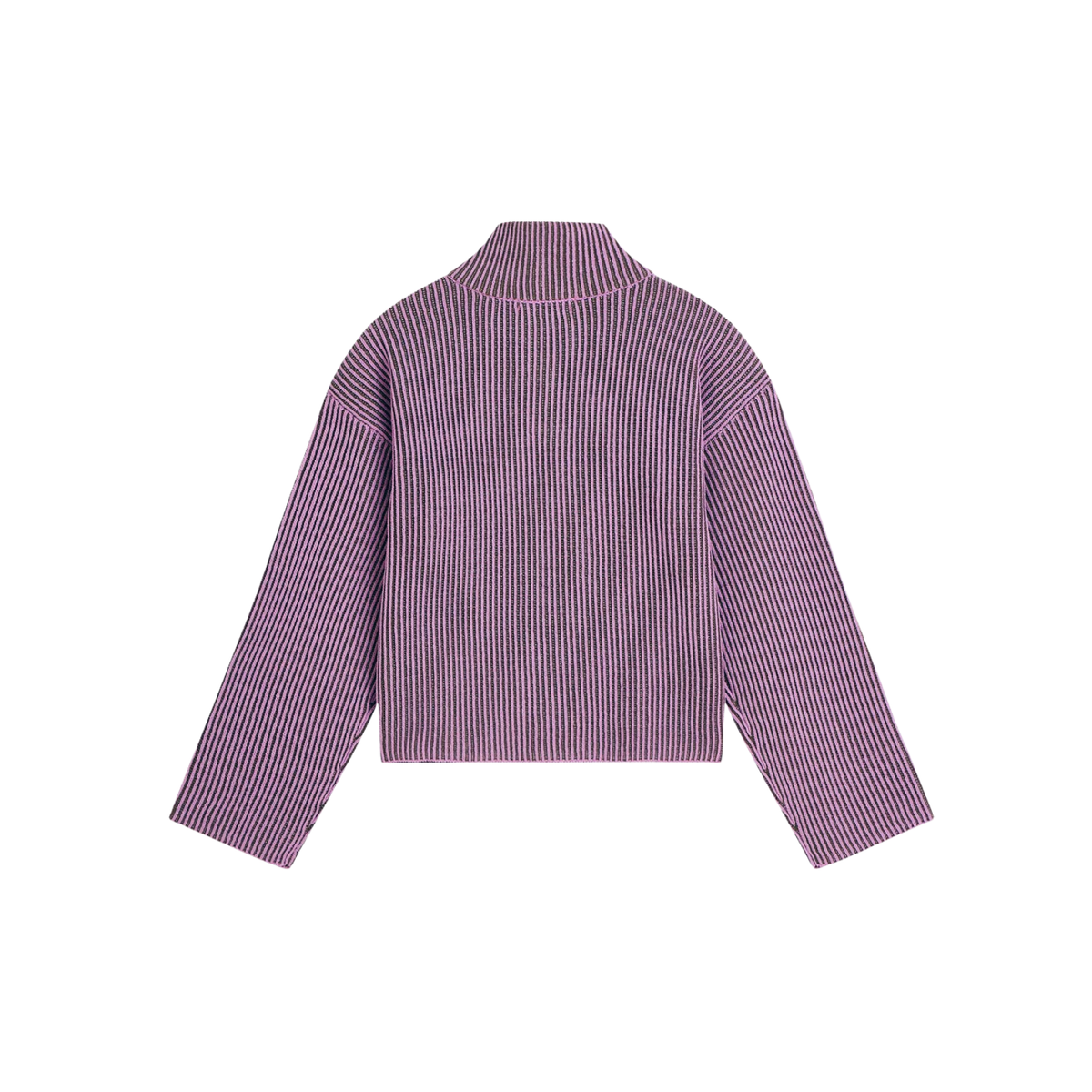 Chenille Boxy Dropped Pullover | African Violet