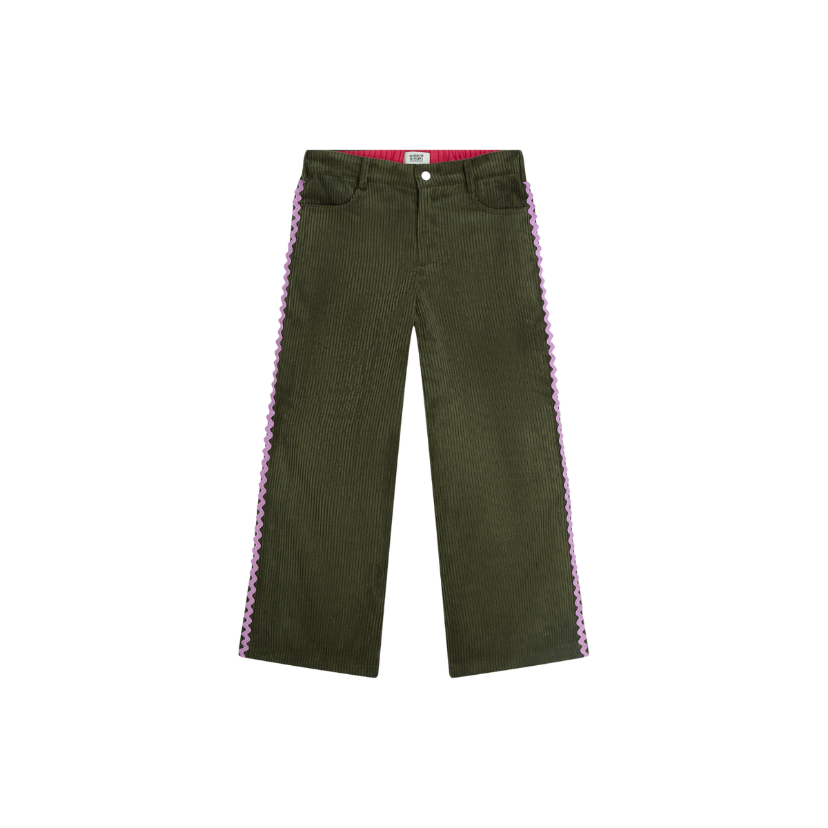 Wave Corduroy Pants | Olive Night