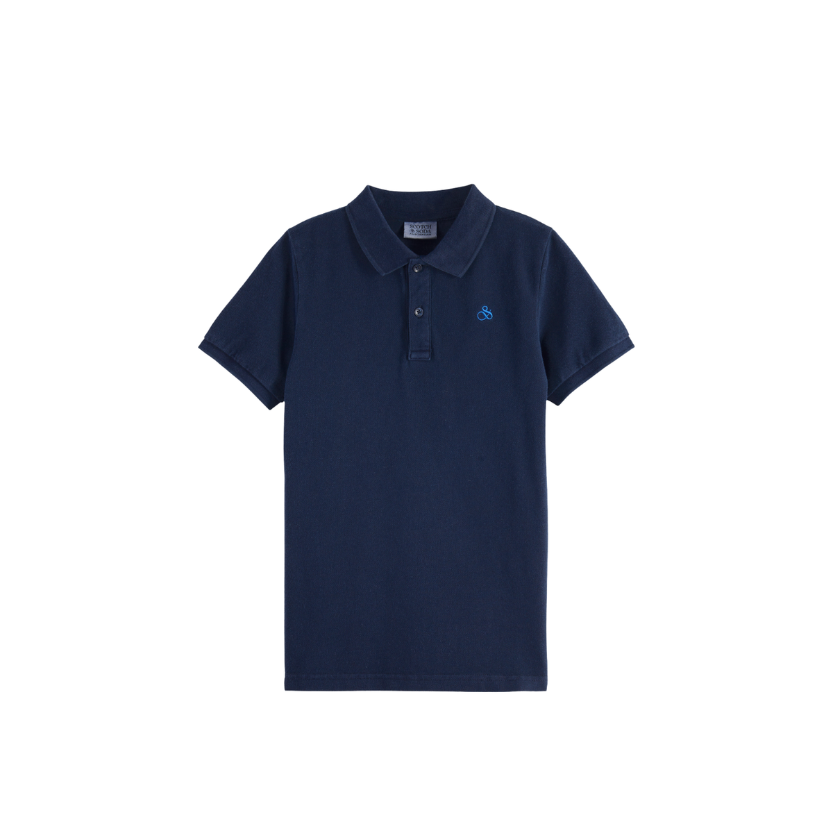 Garment Dyed Pique Polo | Sky Captain