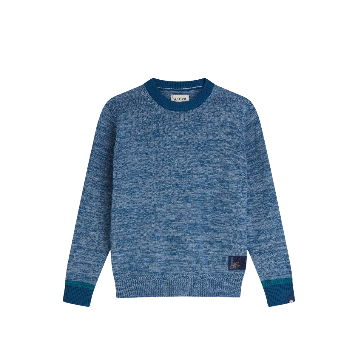 Melange Yarn Crewneck | Grey Dawn Melange