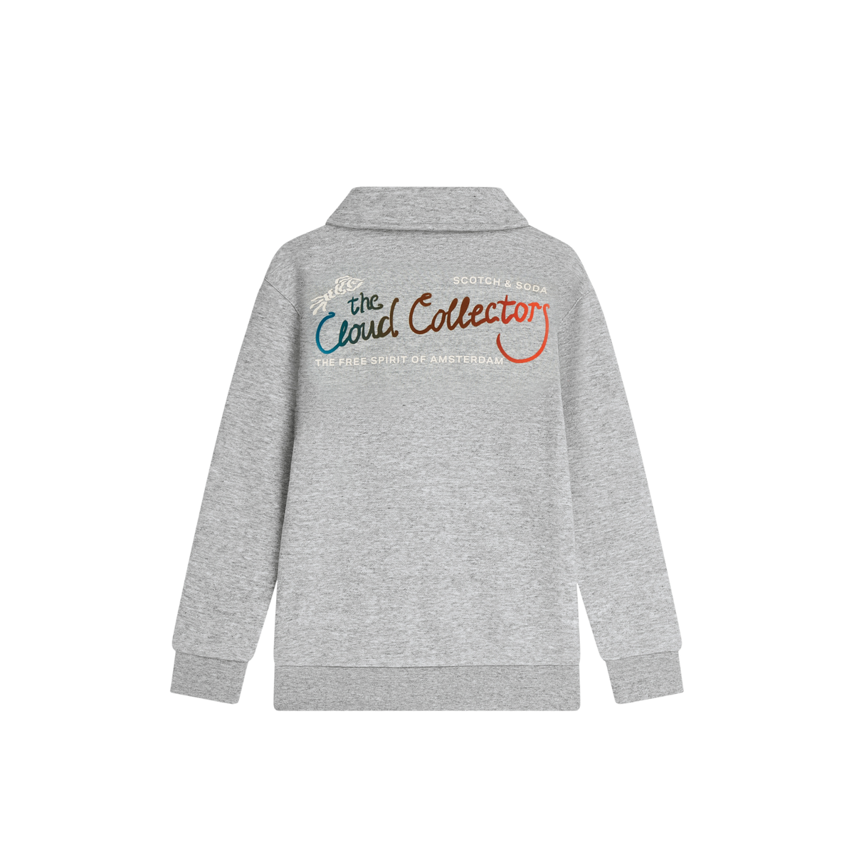 Half Zip Sweatshirt | Grey Melange