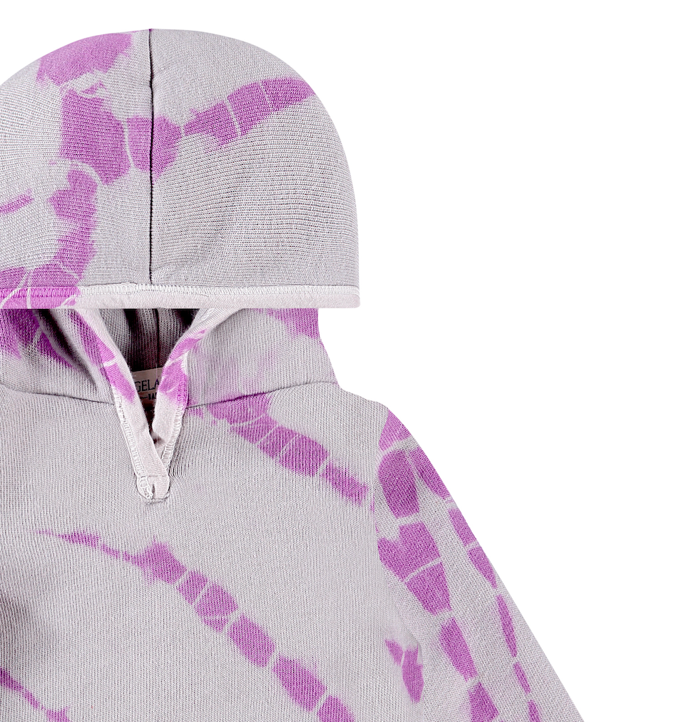 Tie Dye Hoodie Set | Purple