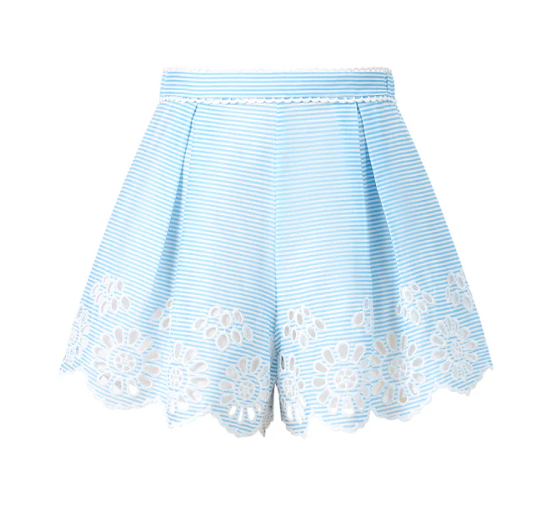 Harley Embroidered Shorts Set