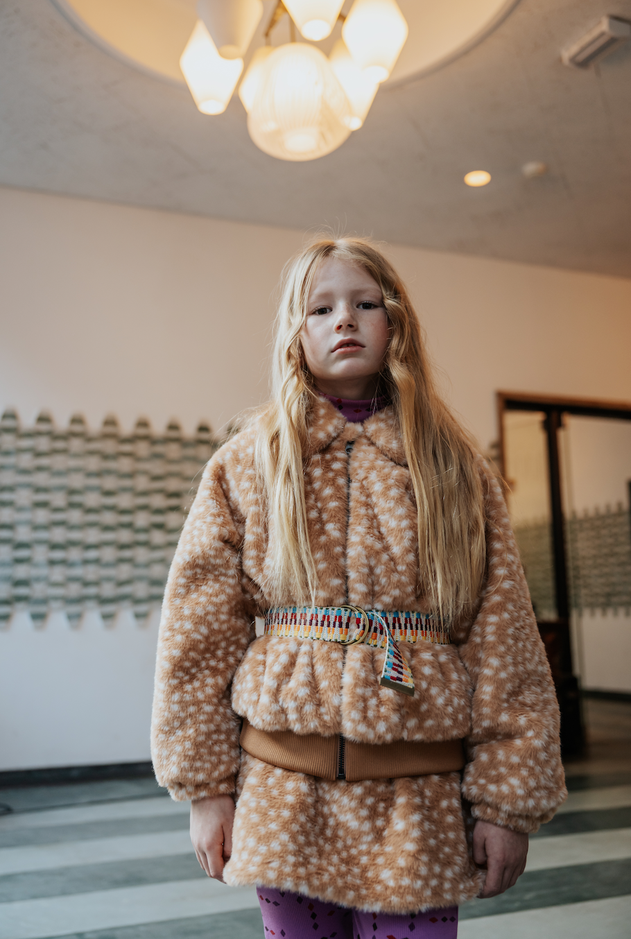Faux Fur Bomber Set | Bambi