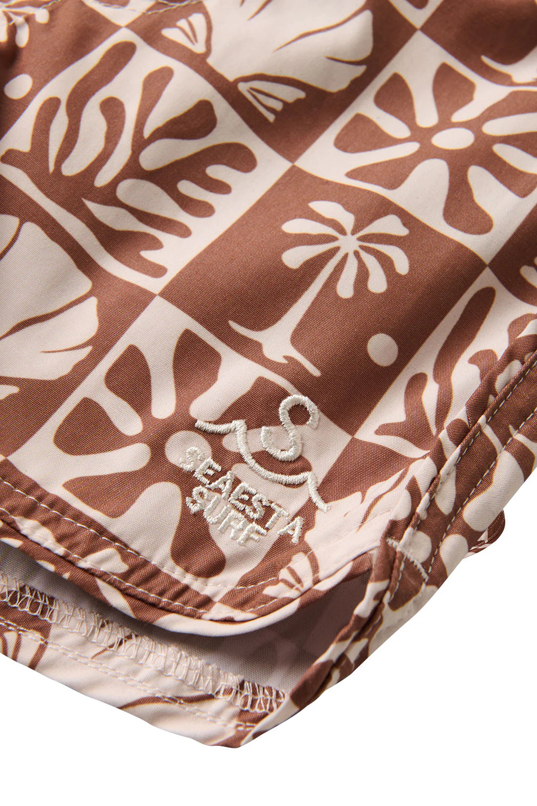 Beach Checks Boardshorts  | Coconut