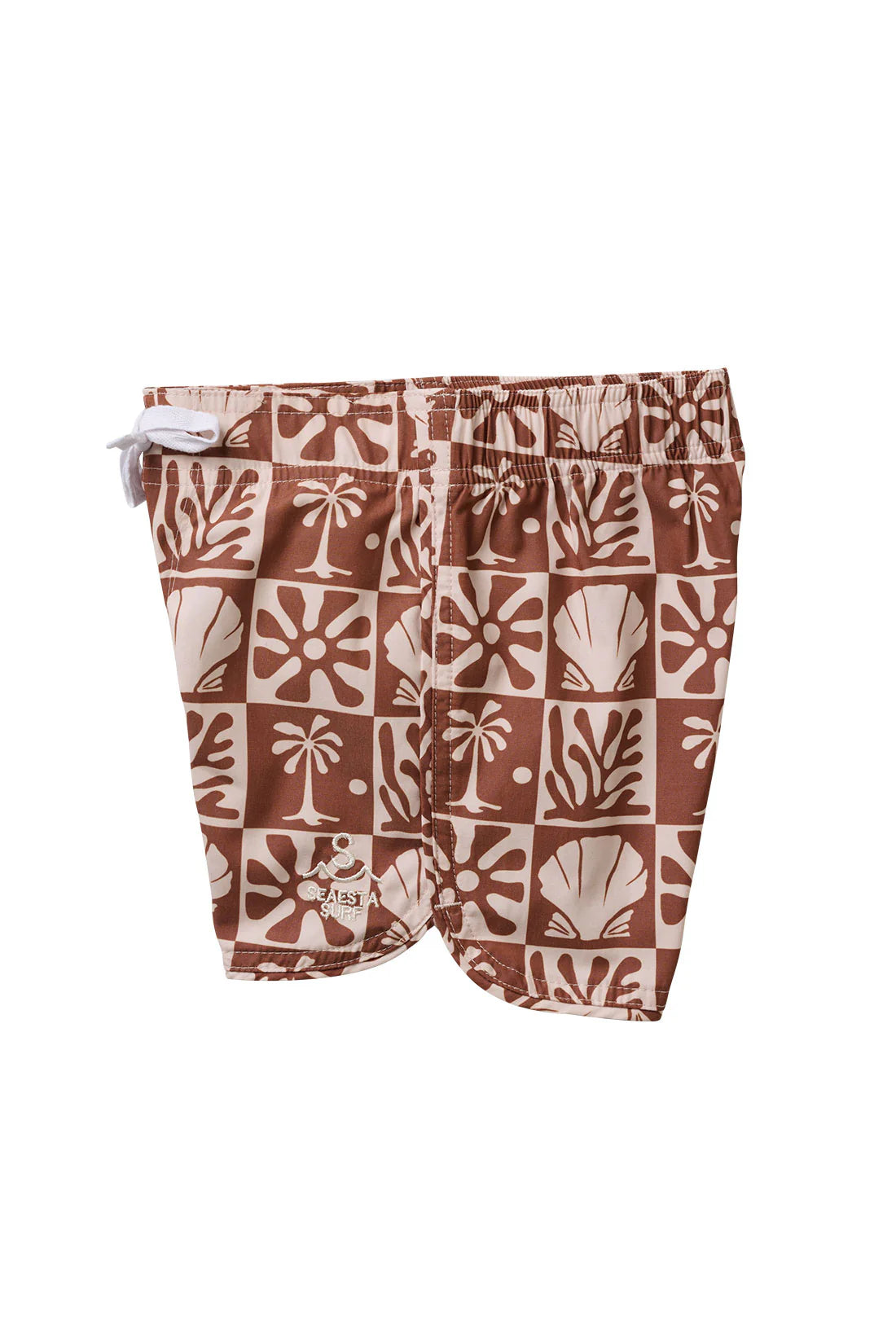 Beach Checks Boardshorts  | Coconut