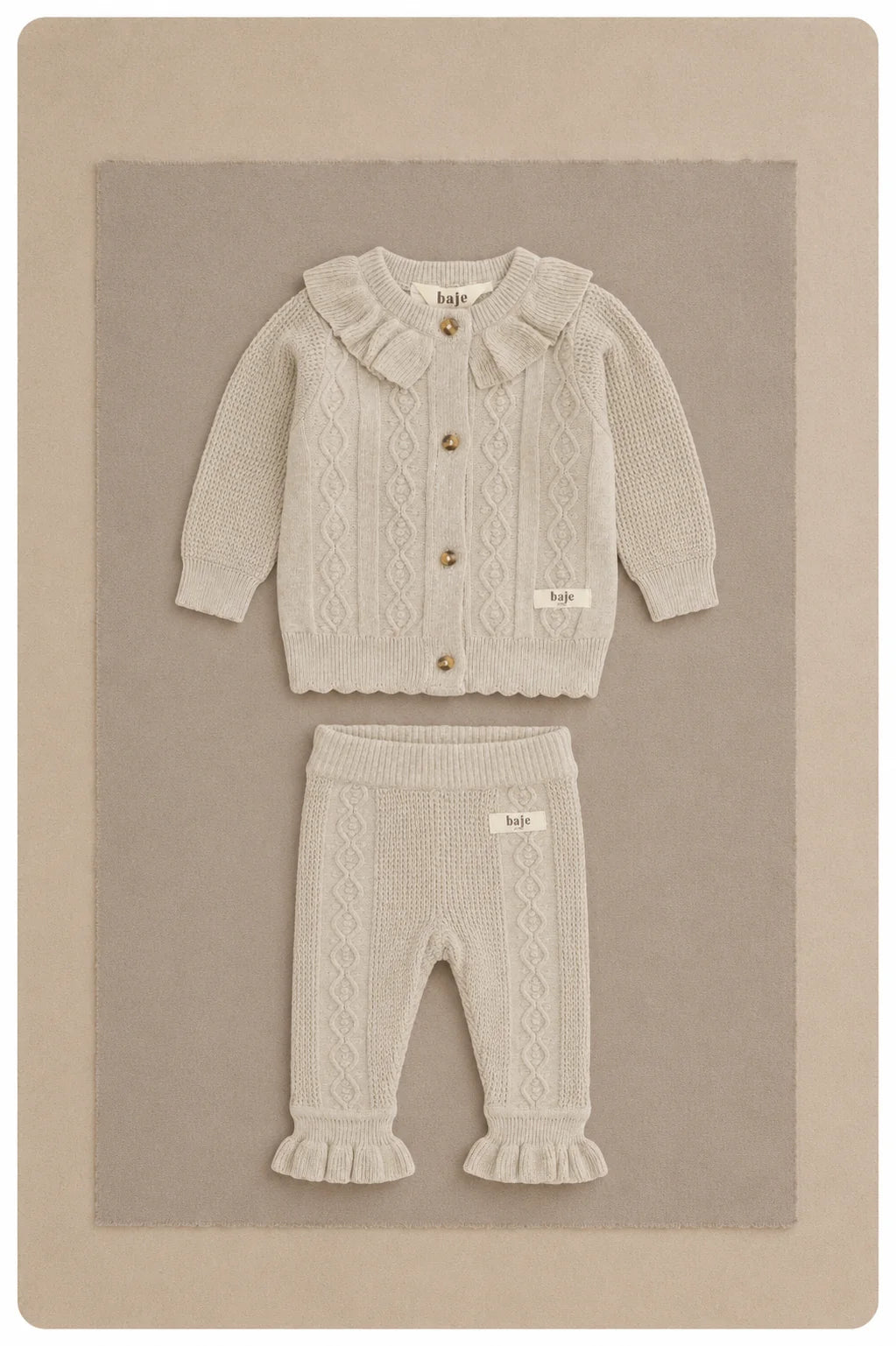 Serre Mys Cardigan Set | Beige