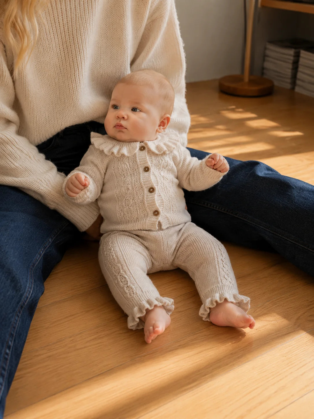Serre Mys Cardigan Set | Beige