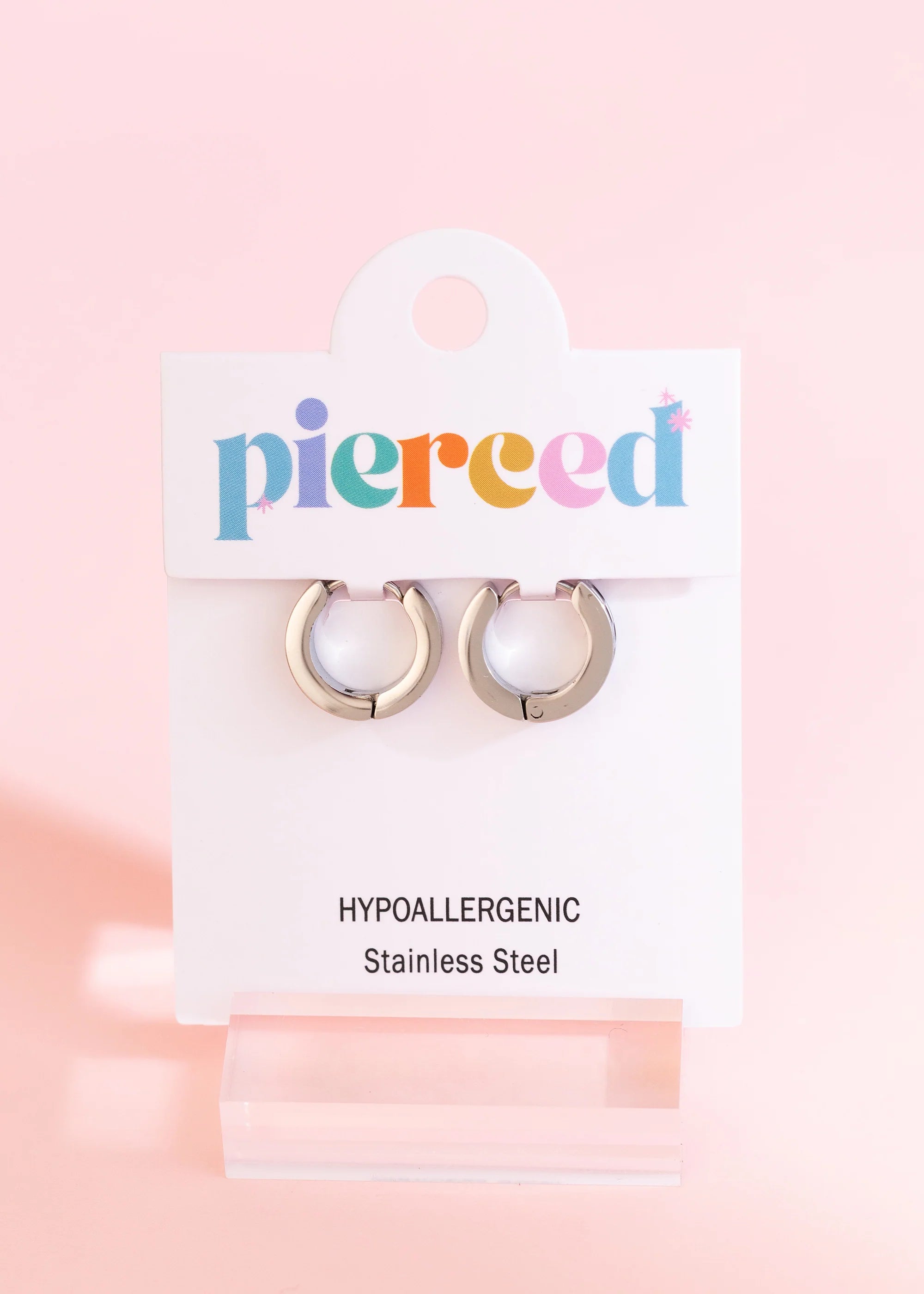 Silver Checkered Huggies