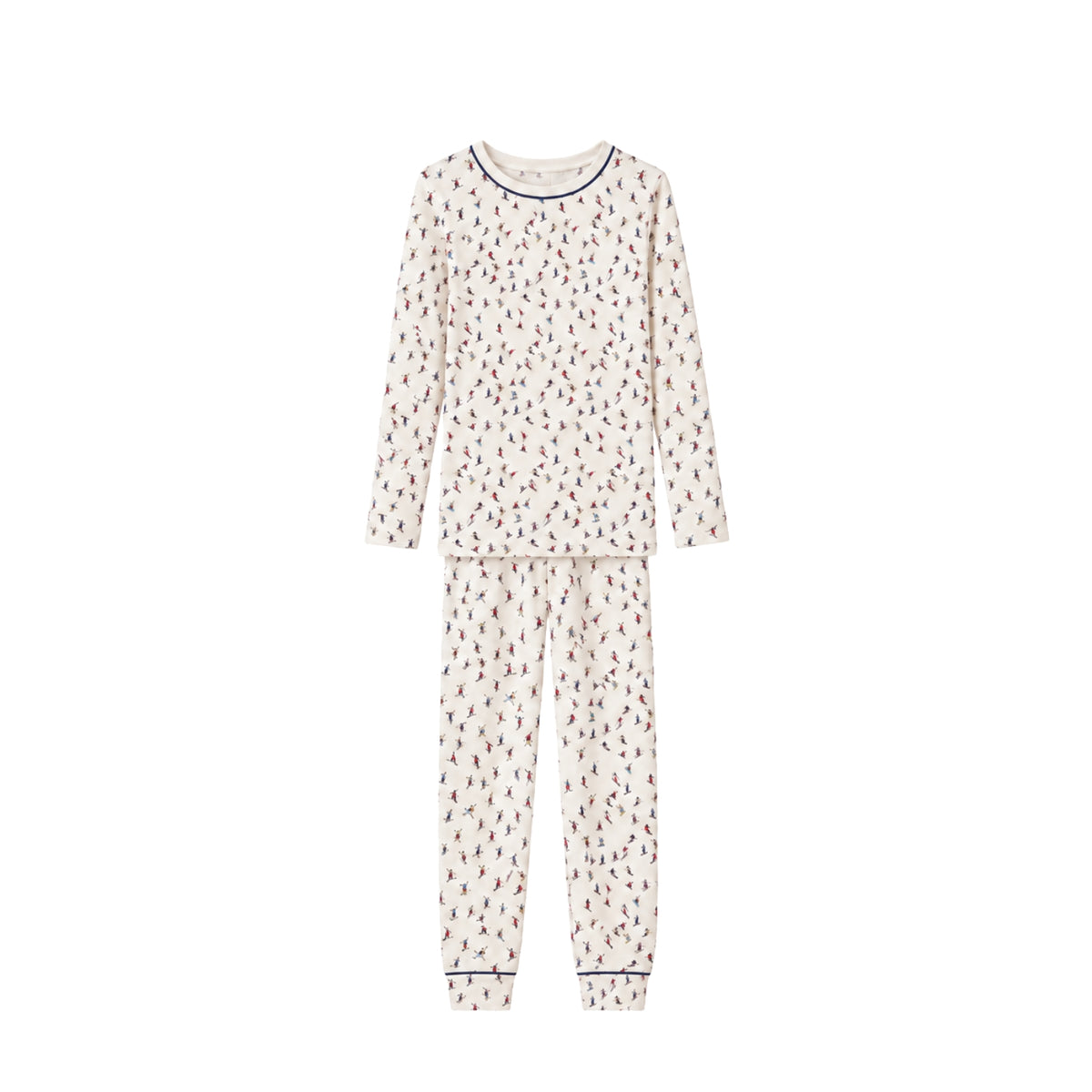 Kids Printed Long Pj Set | On The Slopes
