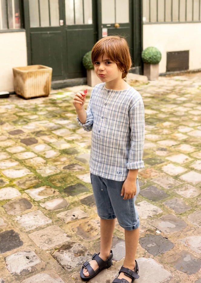 Denim Bermuda Soho | Light Blue