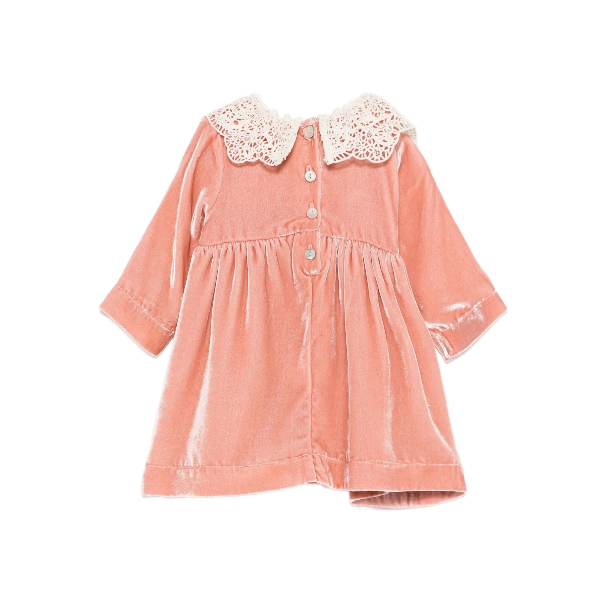 Corniola Velvet Dress | Pink