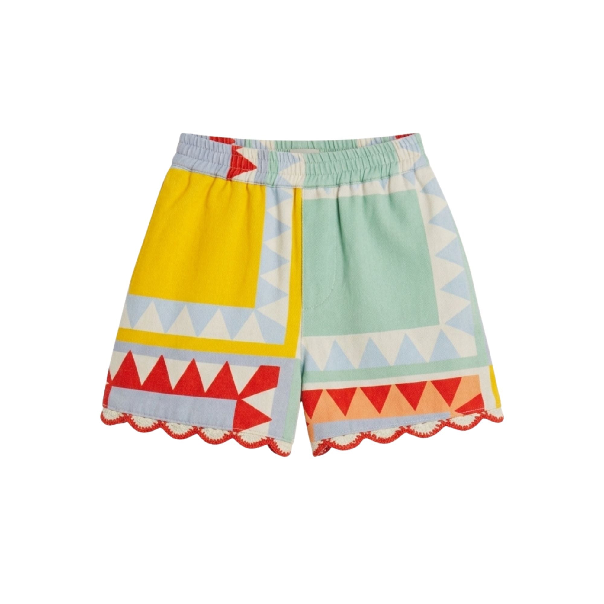 Patchwork Print Shorts | Multicolour