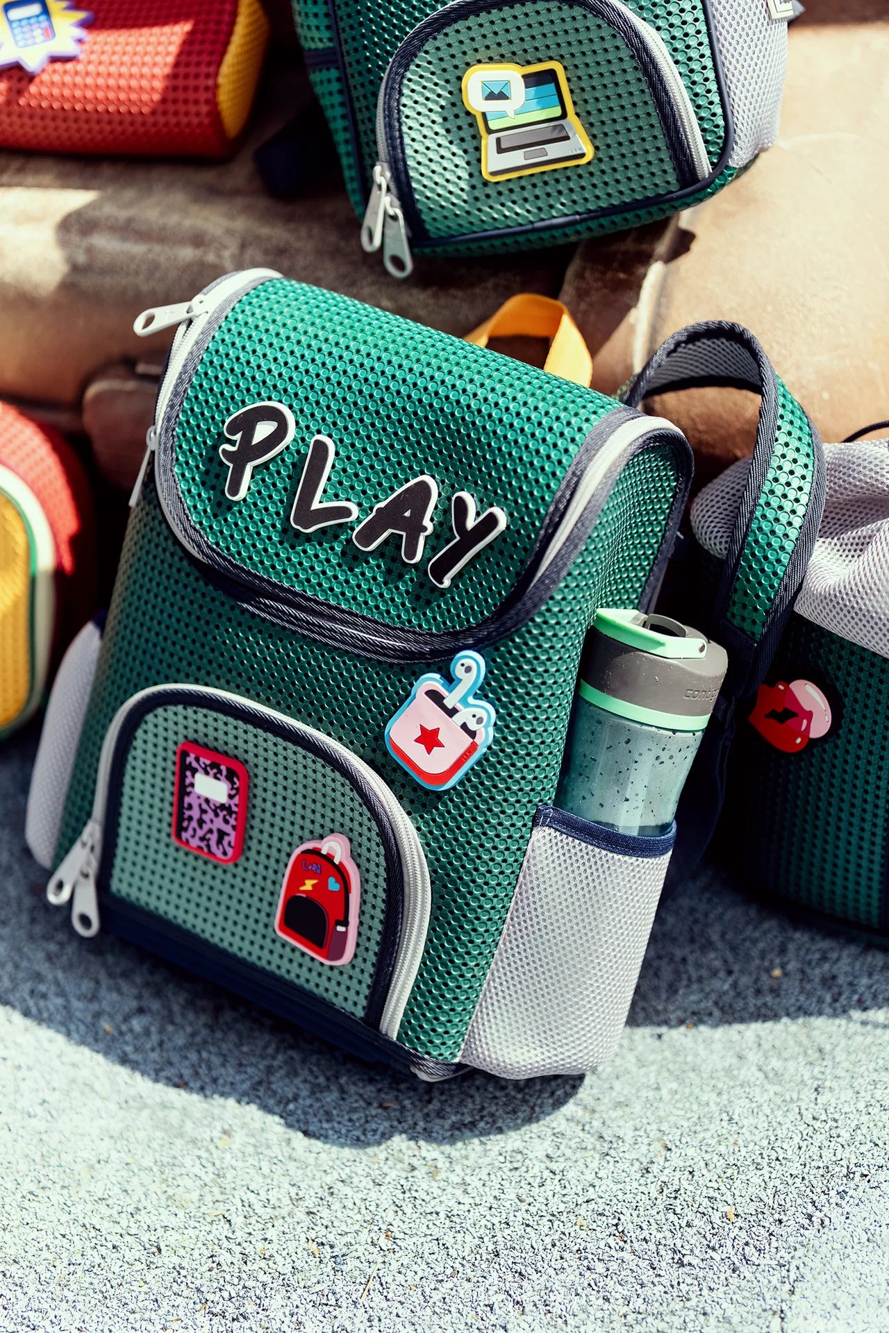 Student Backpack | Multi Green