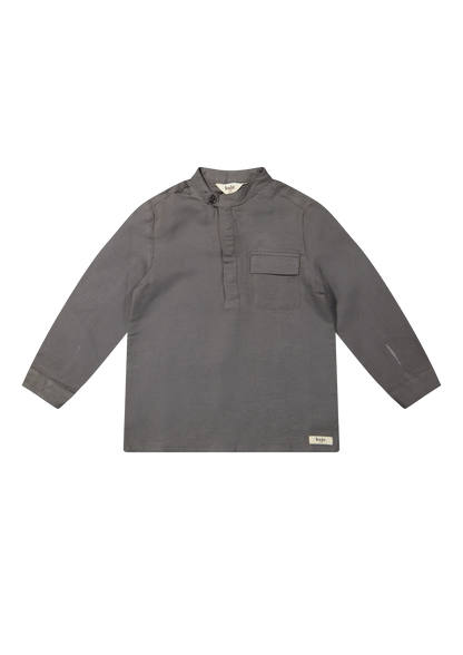 Sutton Blouse | Grey Dark