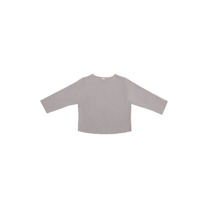 Rib Sweatshirt Set- Stone